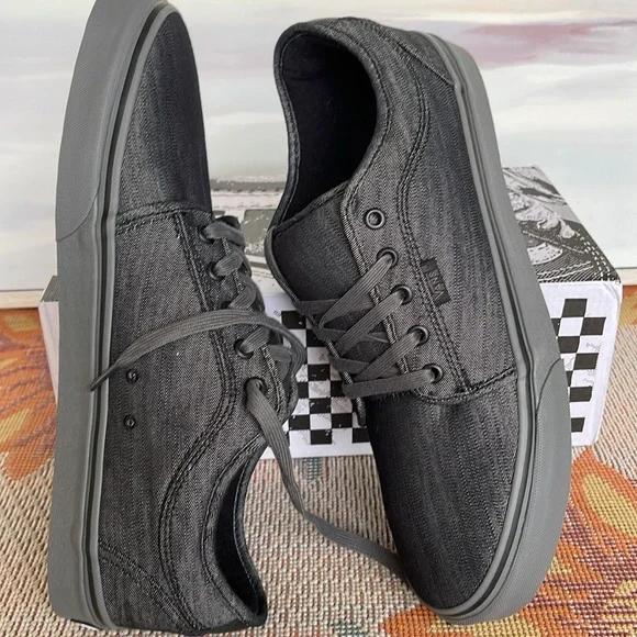 Vans Men’s Skate Chukka Low
Black/Grey/Denim
VN0A4BX45BR
Sneakers - Picture 9 of 16